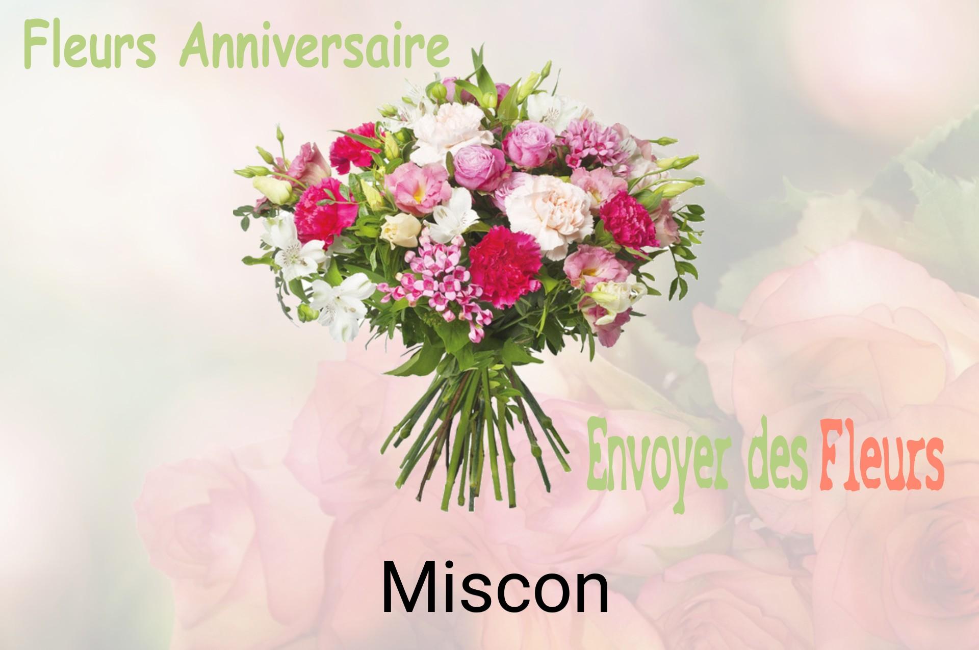 Bouquet de fleurs d’anniversaire livré à Miscon